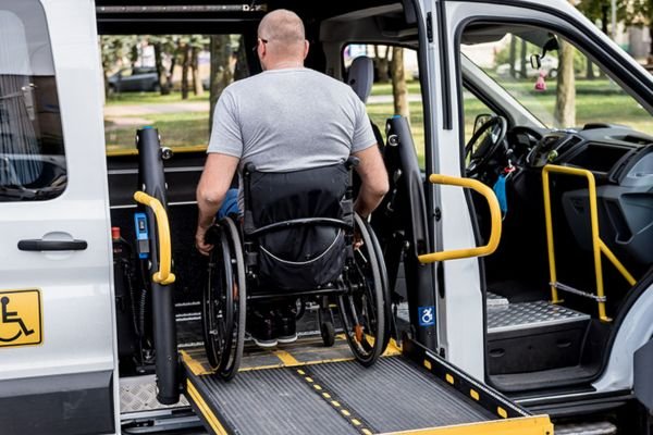 Wheelchair taxi