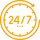 24x7 Icon